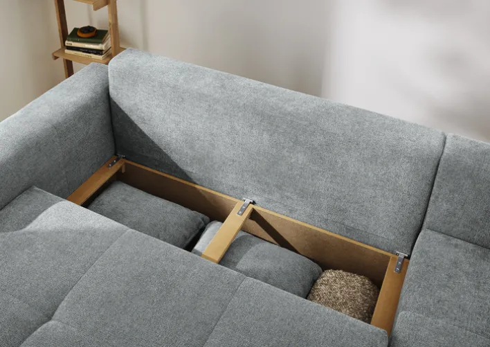 Ecksofa BOZEN grau
