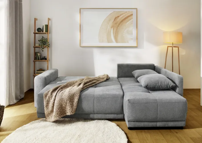 Ecksofa BOZEN grau