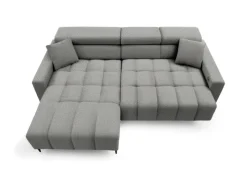 Ecksofa EASY 180 x 256 cm hellgrau