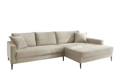 Ecksofa FREYA 267 x 173 cm cream
