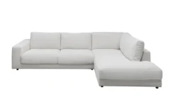 Ecksofa HIGH END weiß