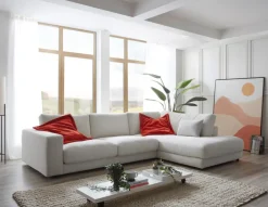 Ecksofa HIGH END weiß