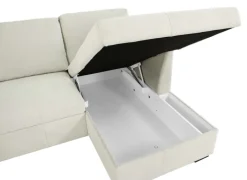 Ecksofa HOLDEN 239 x 158 cm cream