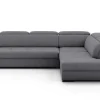 Ecksofa LISBON 286 x 216 cm grau
