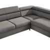 Ecksofa LONIGO 247 x 196 cm grau