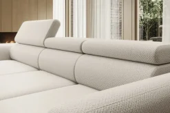 Ecksofa LUCIJA 174 x 277 cm beige