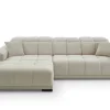 Ecksofa MACON 195 x 301 cm Cord beige