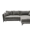 Ecksofa MADELYN 286 x 192 cm stonegrau