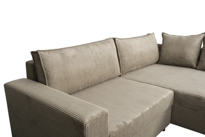Ecksofa MASON 245 x 153 cm beige