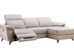Ecksofa NINA 272 x 164 cm stonegrau