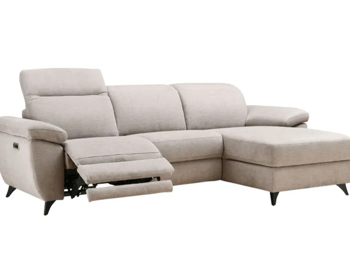 Ecksofa NINA 272 x 164 cm stonegrau