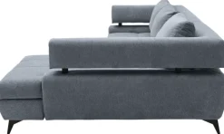 Ecksofa PARIS 267 x 188 cm graublau