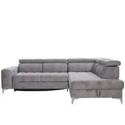 Ecksofa PRAG 282 x 189 cm grey