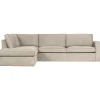 Ecksofa THOMAS I 197 x 283 cm naturel