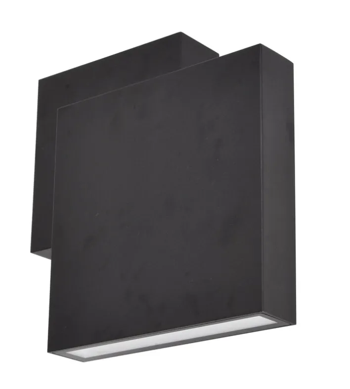ECO-LIGHT LED Außenwandleuchte RIALTO schwarz