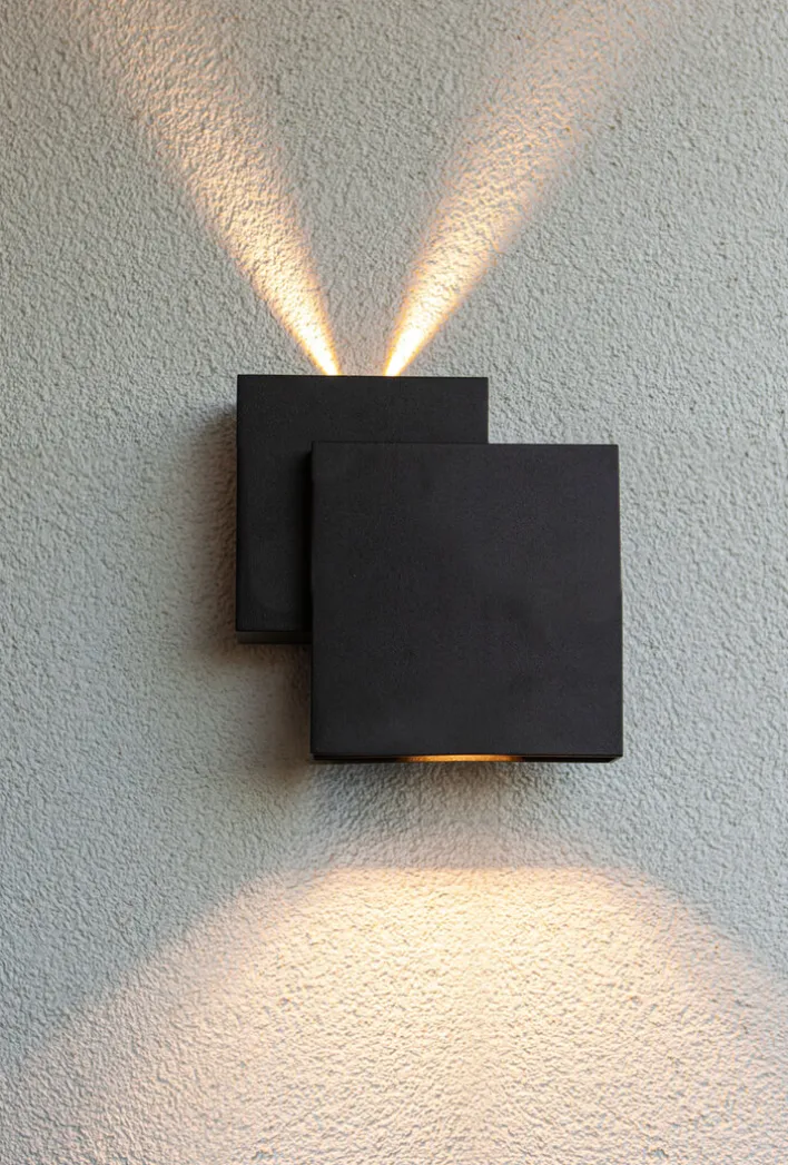 ECO-LIGHT LED Außenwandleuchte RIALTO schwarz