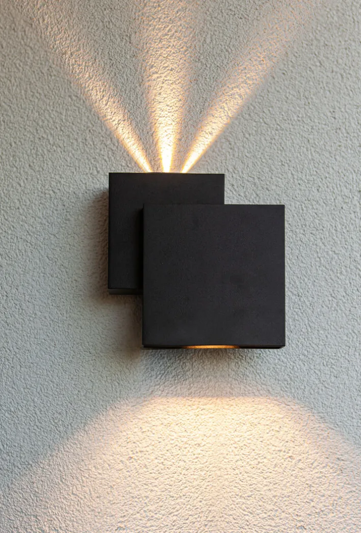 ECO-LIGHT LED Außenwandleuchte RIALTO schwarz