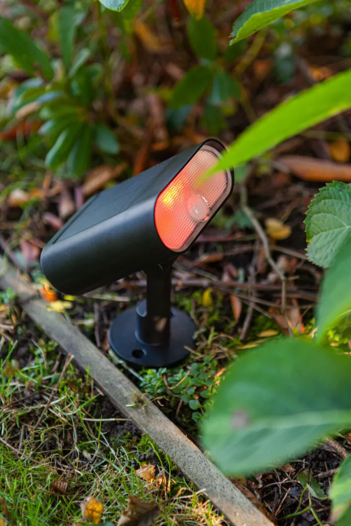 ECO-LIGHT LED Solar Außenstrahler GINBO schwarz