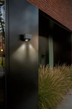 ECO-LIGHT Retrofit LED Außenwandleuchte CYPRES anthrazit