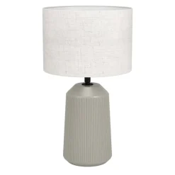 EGLO Retrofit Tischlampe CAPALBIO 41 cm sand /weiĂ