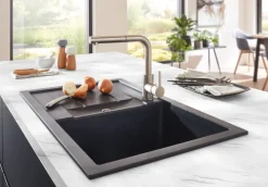 Einbauspüle TION schwarz