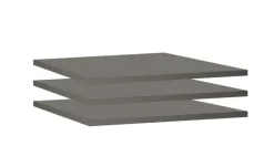 Einlegeboden WASHTOWER I 3er Set grau