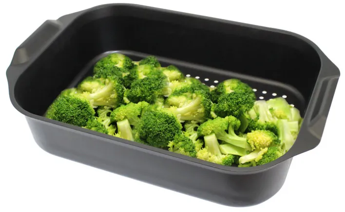 ELO Bräter mit Dünst- und Gareinsatz Aluguss schwarz