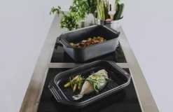 ELO Rechteckbräter KARREE 42x26 cm Aluguss schwarz