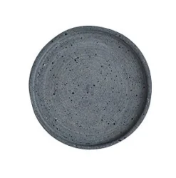 ENGELS KERZEN Kerzenteller BENNY 13 cm anthrazit