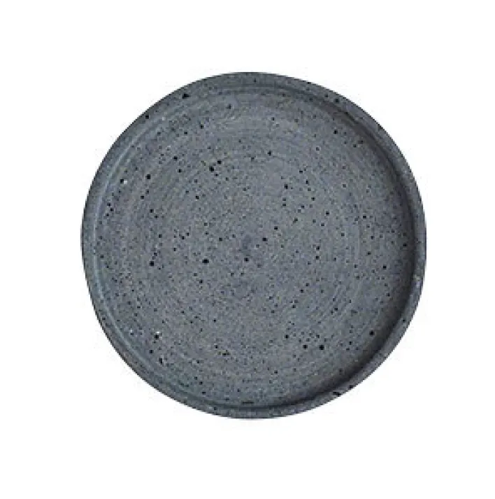 ENGELS KERZEN Kerzenteller BENNY 13 cm anthrazit