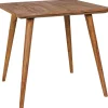 Esstisch 80 x 80 cm braun