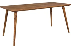 Esstisch 120 x 60 cm Massivholz Sheesham braun