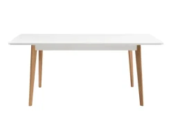 Esstisch LENA Eiche Riviera/ Weiss matt