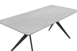 Esstisch STEVEN 90 x 180 x 76 cm Grau