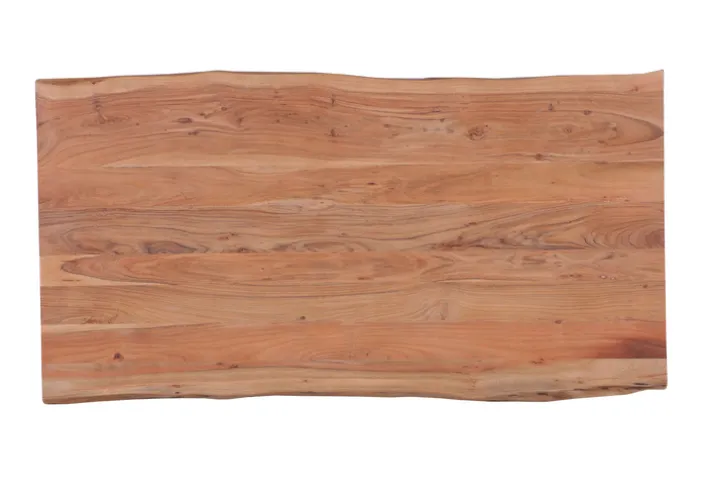 Esstisch TENSIO, Akazie massiv, 180 x 90 x 78 cm Braun/Schwarz