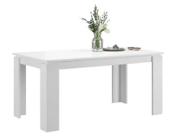 Esstisch TITAN 160 - 200 x 90 cm weiß