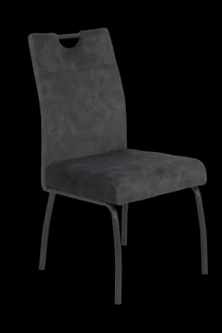 Esszimmerstuhl EVELYN I 2er Set Bezug anthrazit