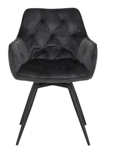 Esszimmerstuhl FLORENTINA 2er Set anthrazit