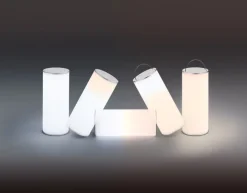 FABAS LUCE Akku LED Tischlampe THALIA