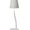 FABAS LUCE Akku LED Tischlampe JUDY weiß