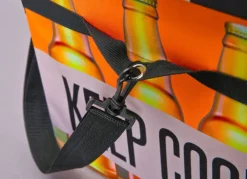 Faltkiste FANBOX II schwarz/orange/weiß