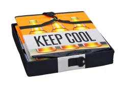 Faltkiste FANBOX II schwarz/orange/weiß