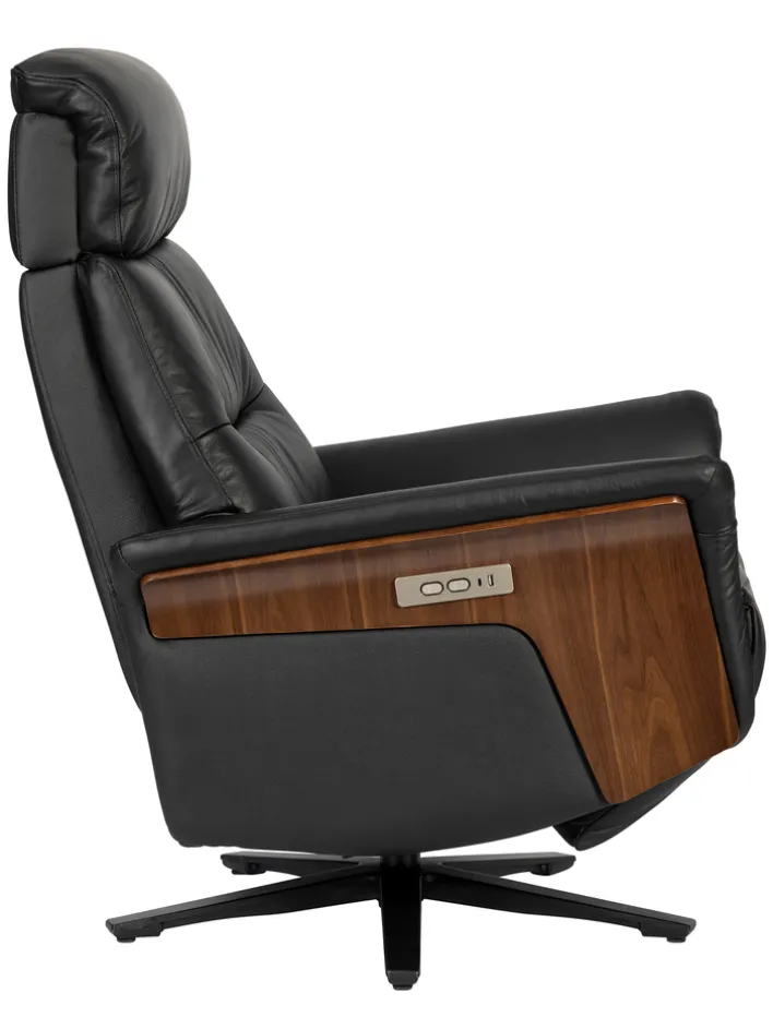 Fernsehsessel TERAMO schwarz