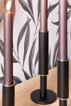Fink Kerzenleuchter RITMO schwarz klein
