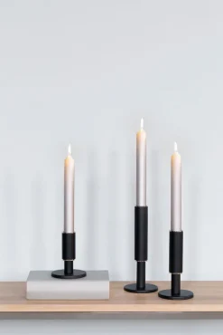 Fink Kerzenleuchter RITMO schwarz klein