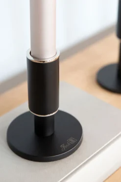 Fink Kerzenleuchter RITMO schwarz klein