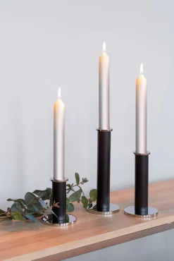 Fink Kerzenleuchter STRATO schwarz klein