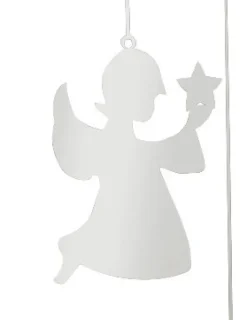 Fink Weihnachten Deko Anhänger Engel HOLYWORKER 11 cm Edelstahl
