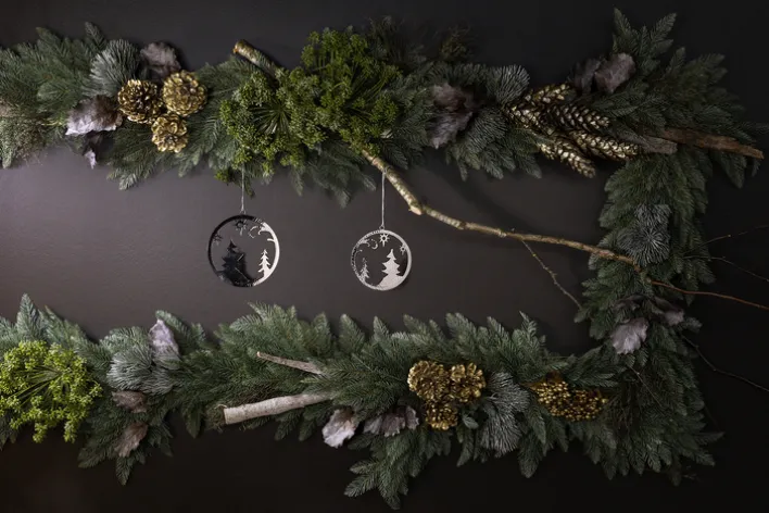 Fink Weihnachten Deko-Anhänger NEVO 18cm Edelstahl