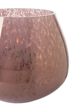 Fink Windlicht NICOLA 18 cm weiß /braun